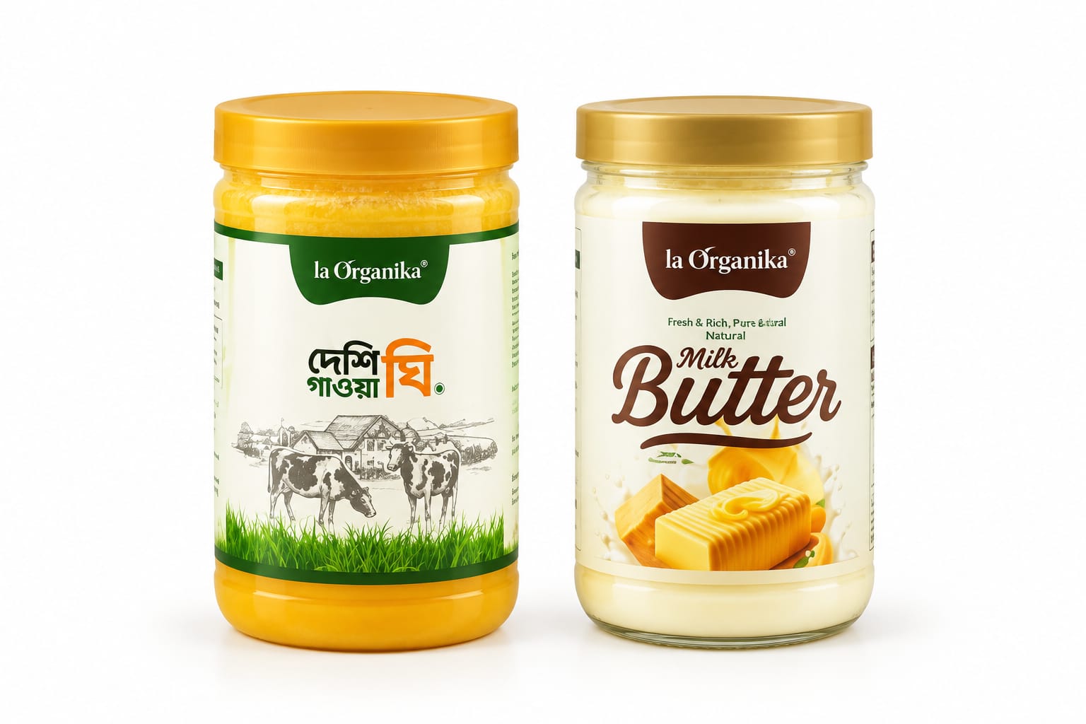 Milk Butter and Ghee Combo