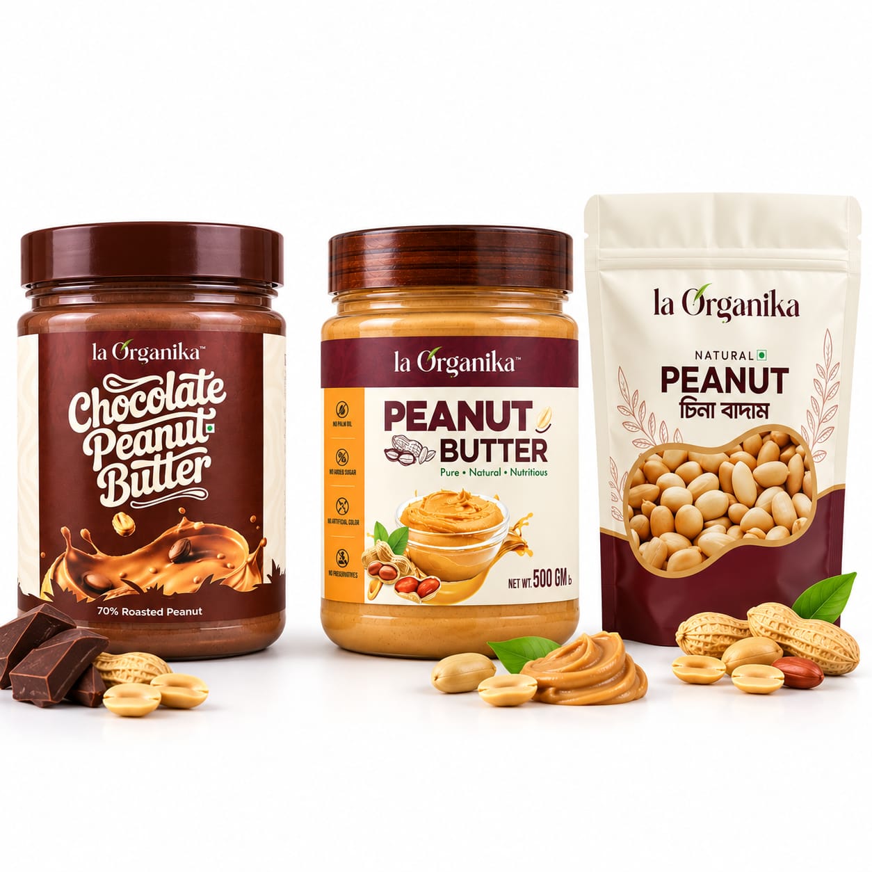 Peanut Butter & Chocolate Peanut Butter Combo ( 250gm Peanut Free)