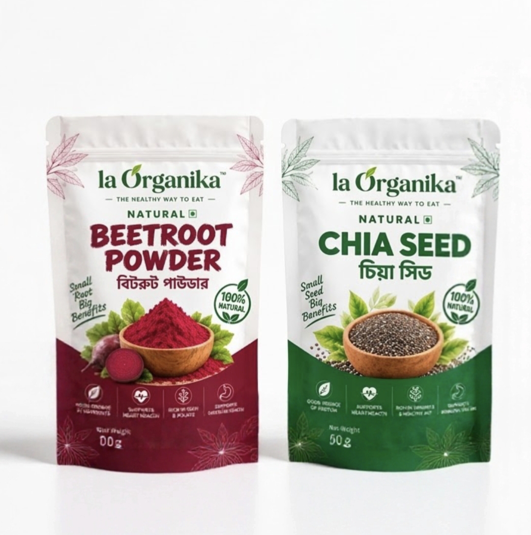 Chia Seed & Beetroot Powder Combo